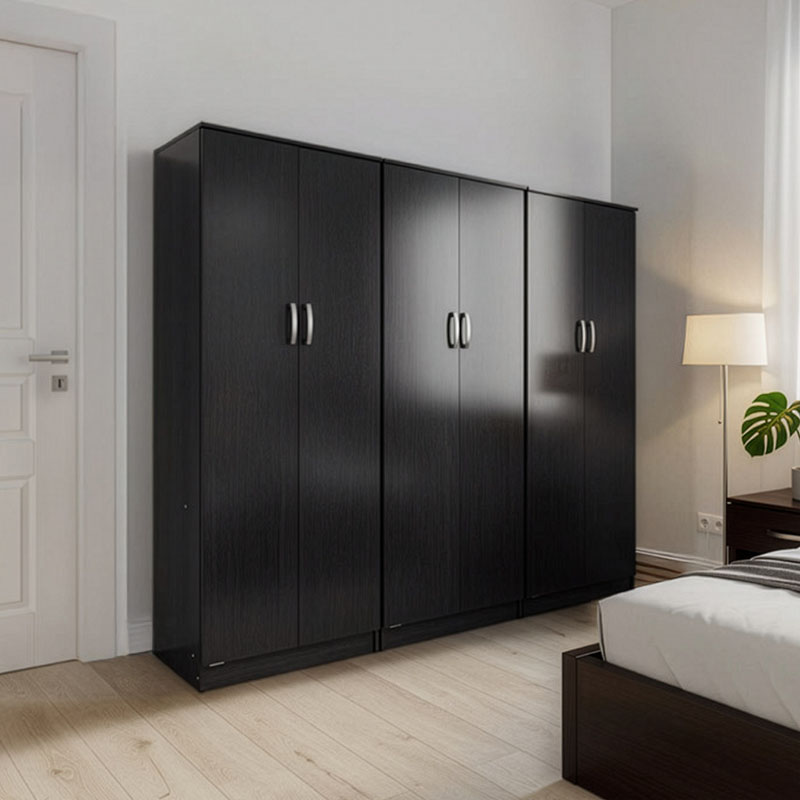 Dollap Athos pakoworld me gjashtë dyer WENGE 240x42x180cm