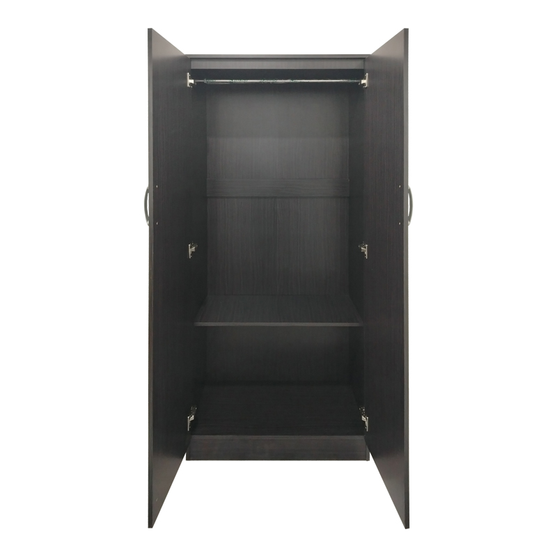 Dollap me katër dyer me loft Athos pakoworld, wenge, 160x42x240cm