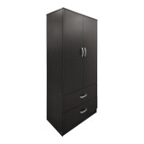 Dollap me gjashtë dyer me loft Athos I pakoworld wenge 240x42x240cm