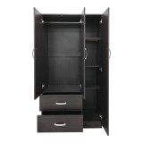 Dollap me pesë dyer me loft Athos I pakoworld wenge 170x42x240cm