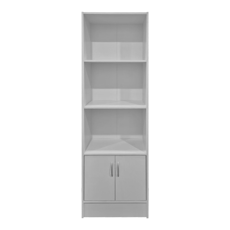 Bibliotekë Tekaro pakoworld e bardhë 57x33x180cm