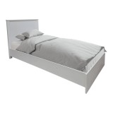 Set dhome gjumi Athos e bardhë me krevat 90x190cm Set prej 3 copësh