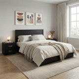 Set dhome gjumi Athos WENGE me krevat 140x200cm Set me 3 copë
