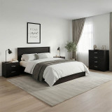 Set dhome gjumi Athos WENGE me krevat 140x200cm Set me 4 copë