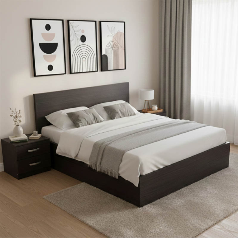Set dhome gjumi Athos WENGE me krevat 160x200cm Set me 3 copë