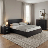 Set dhome gjumi Athos WENGE me krevat 160x200cm Set me 4 copë