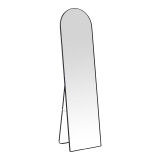 Pasqyrë alumini Plaza pakoworld në nuancë të zezë 40x28x150cm