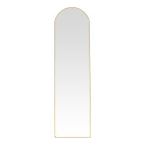 Pasqyrë alumini Plaza pakoworld në nuancë ari 50x28x160cm