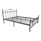 Krevat metalik Wotso pakoworld në nuancë të zezë 150x200cm