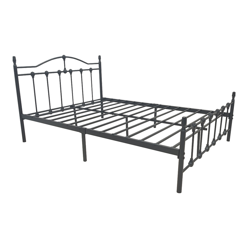 Krevat metalik Wotso pakoworld në nuancë të zezë 150x200cm