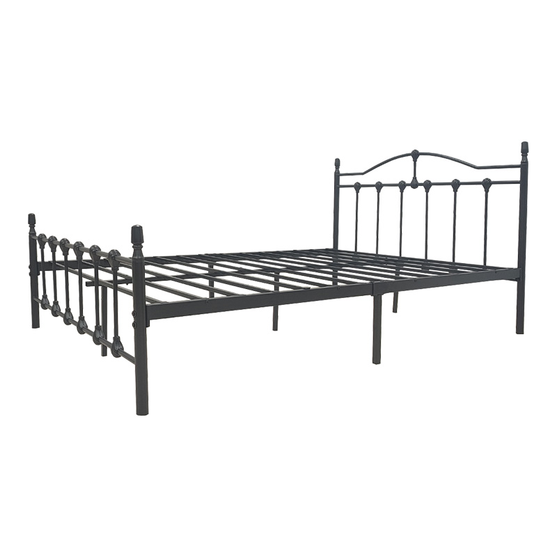 Krevat metalik Wotso pakoworld në nuancë të zezë 150x200cm