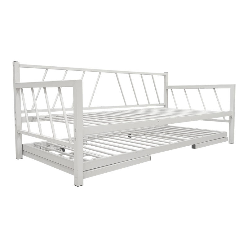 Krevat-Divan Remmie pakoworld metal në të bardhë 90x190cm