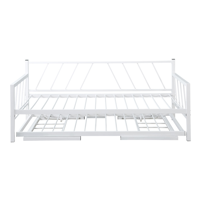 Krevat-Divan Remmie pakoworld metal në të bardhë 90x190cm