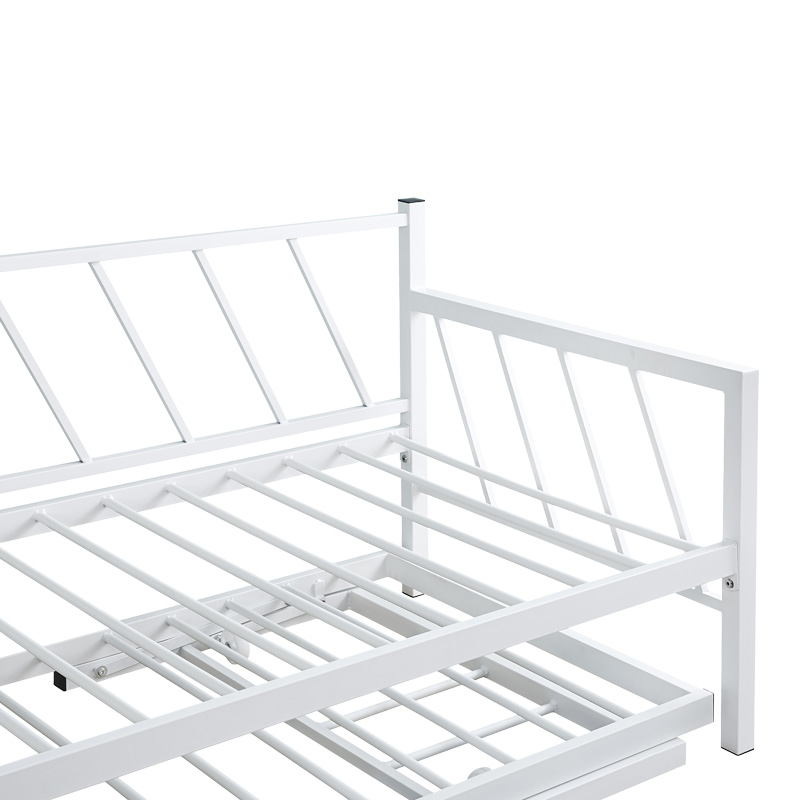Krevat-Divan Remmie pakoworld metal në të bardhë 90x190cm