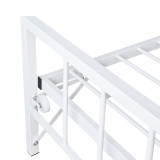 Krevat-Divan Remmie pakoworld metal në të bardhë 90x190cm