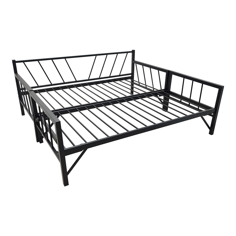 Krevat-Divan Remmie pakoworld metal në të zezë 90x190cm