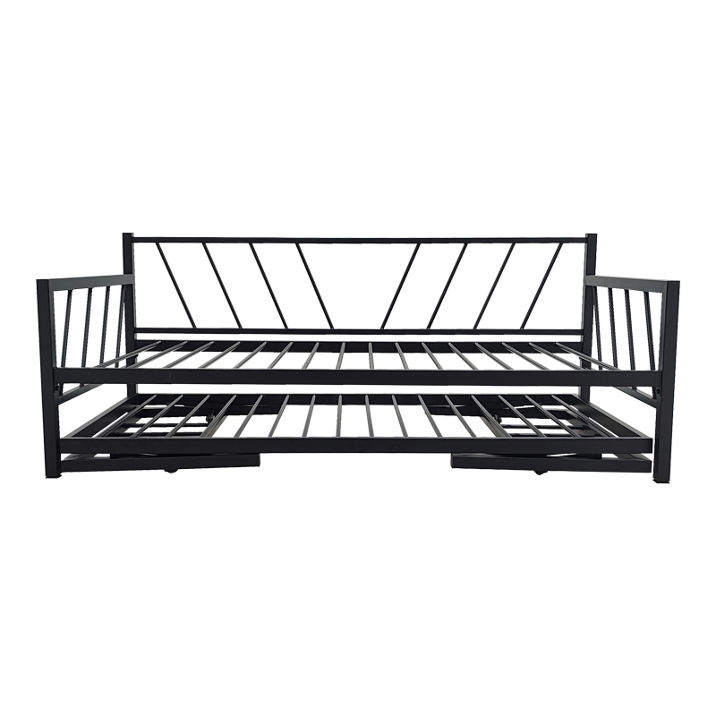 Krevat-Divan Remmie pakoworld metal në të zezë 90x190cm