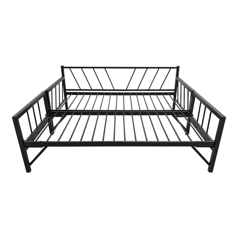 Krevat-Divan Remmie pakoworld metal në të zezë 90x190cm