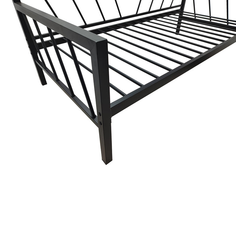 Krevat-Divan Remmie pakoworld metal në të zezë 90x190cm