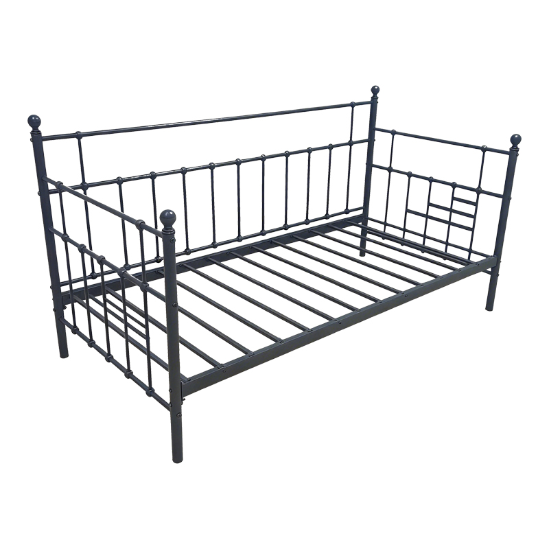 Divan krevat Routha pakoworld, metal i zi, 90x190cm