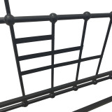 Divan krevat Routha pakoworld, metal i zi, 90x190cm