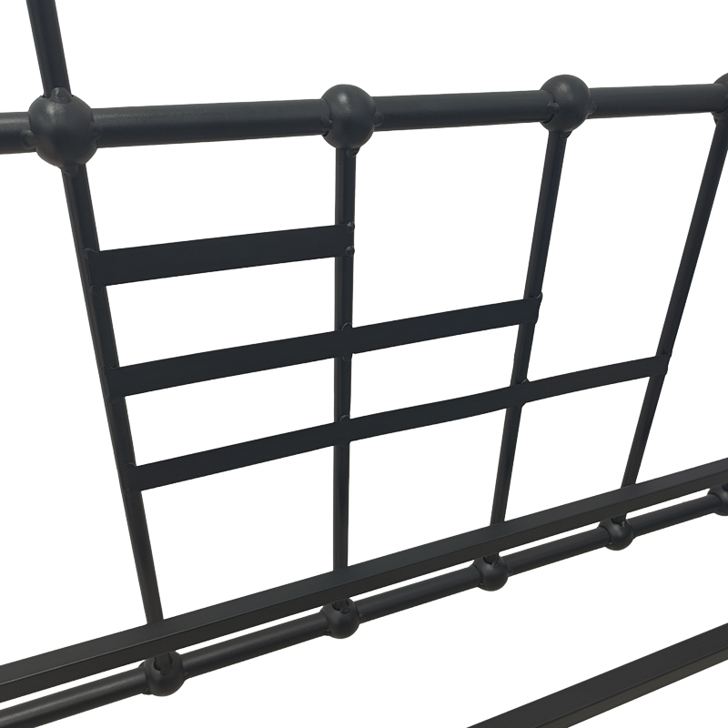 Divan krevat Routha pakoworld, metal i zi, 90x190cm
