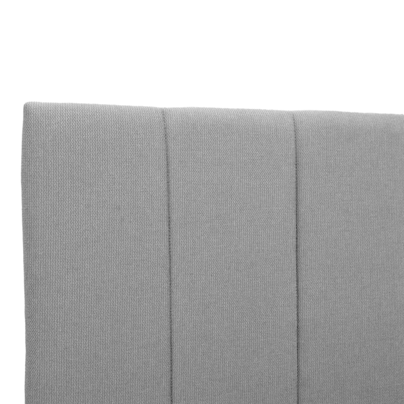 Krevat Snuggle pakoworld me hapësirë magazinimi, pëlhurë gri 120x200cm