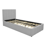 Krevat tek Rovio pakoworld pëlhurë gri 100x200cm