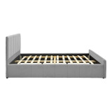 Krevat tek Doulia pakoworld kadife antracit 100x200cm