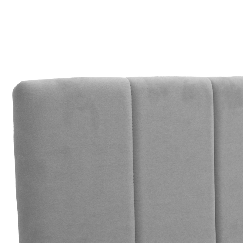 Krevat tek Doulia pakoworld kadife antracit 100x200cm