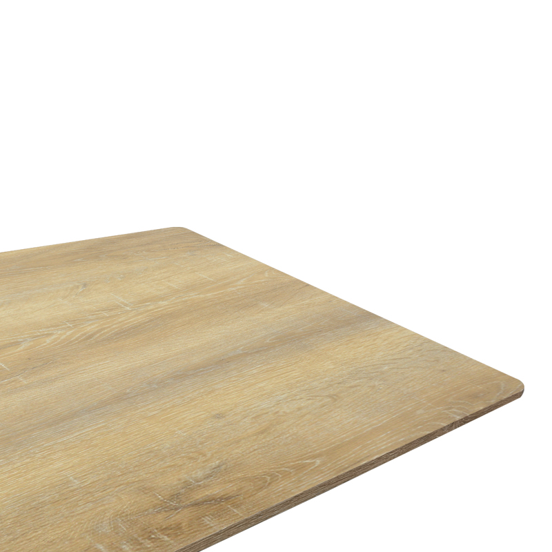 Tavolinë Aragne pakoworld sonoma mdf me këmbë metalike të zeza 160x90x75cm
