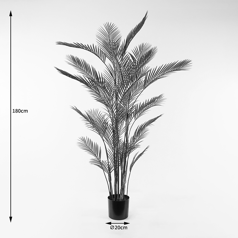 Bimë dekorative në vazo Kwai Inart jeshile D125x180cm