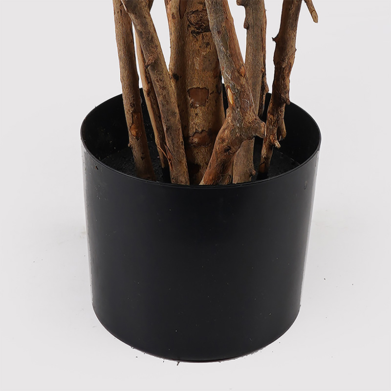 Bimë dekorative në vazo Banyan Inart jeshile D95x180cm