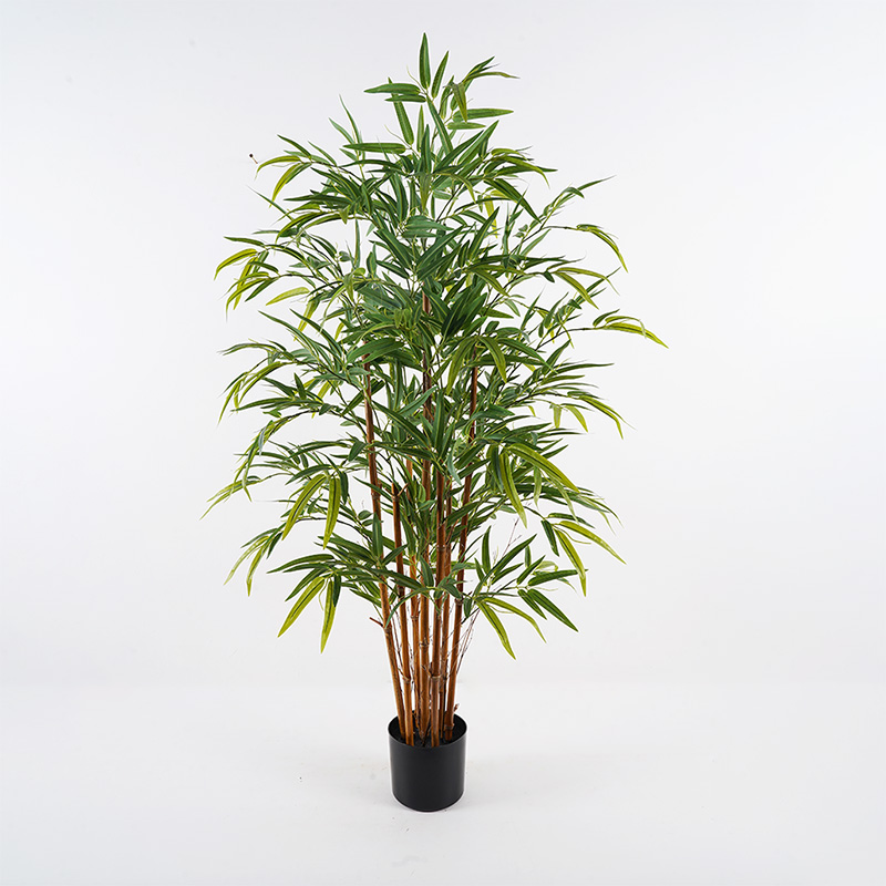 Bimë dekorative në vazo Rhapis Palm Inart jeshile D60x120cm