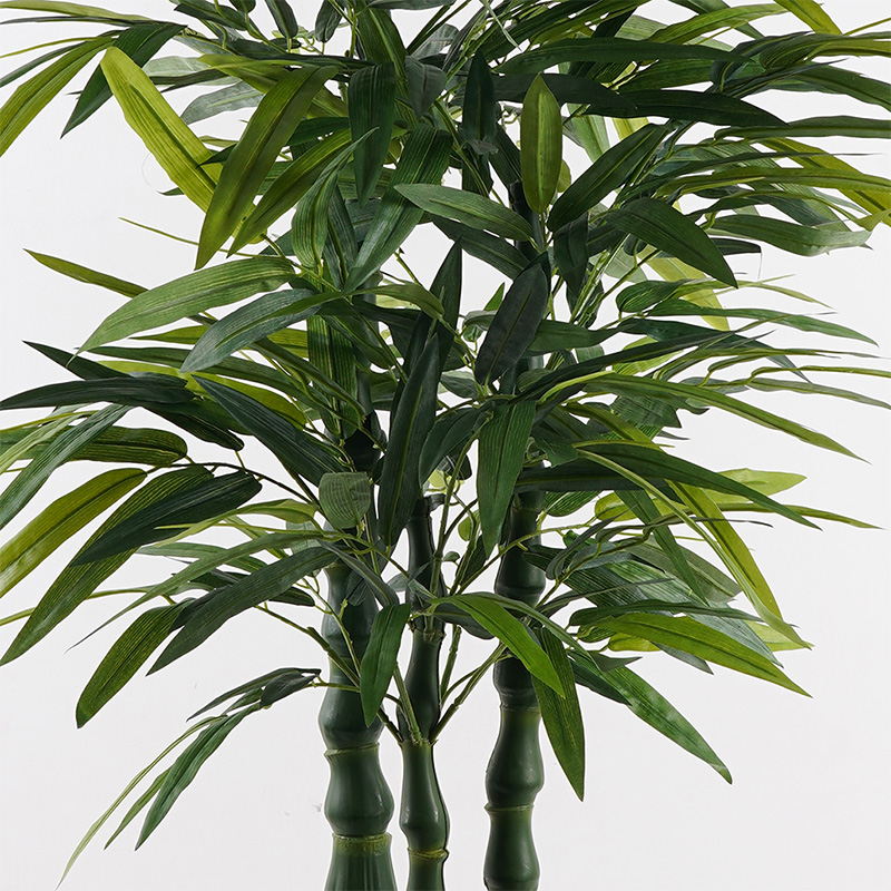 Bimë dekorative në vazo Arti Bamboo Inart jeshile D70x150cm