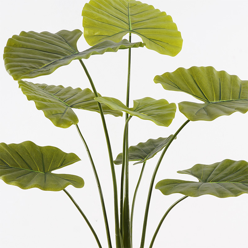 Bimë dekorative në vazo Alocasia Inart jeshile D90x120cm
