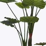 Bimë dekorative në vazo Taro Plant Inart jeshile D90x180cm