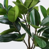 Bimë dekorative në vazo Ficus Lyrata Inart jeshile D70x130cm