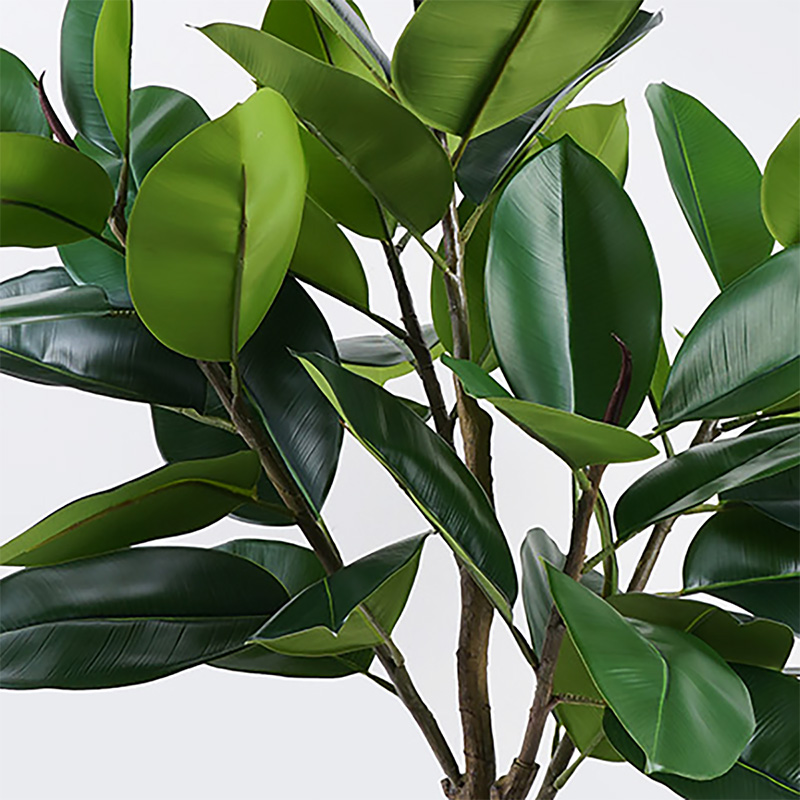 Bimë dekorative në vazo Ficus Lyrata Inart jeshile D70x130cm