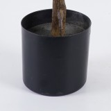 Bimë dekorative në vazo Ficus Lyrata Inart jeshile D70x130cm