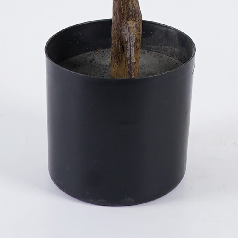 Bimë dekorative në vazo Ficus Lyrata Inart jeshile D70x130cm