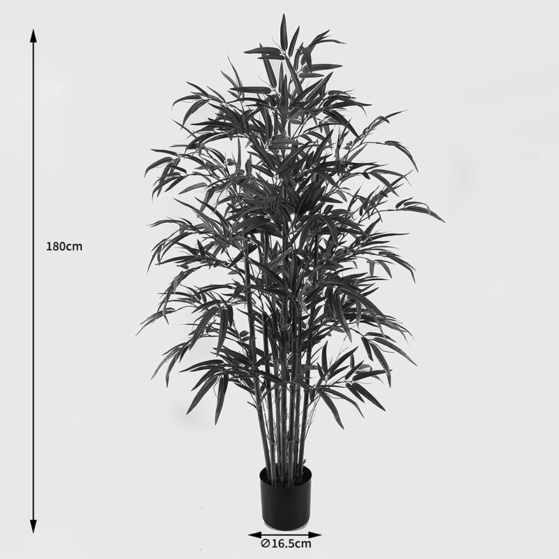 Bimë dekorative në vazo Rhapis Palm Inart jeshile D80x180cm