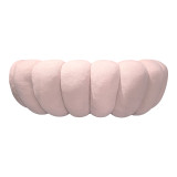 Divan Embrace pakoworld me pëlhurë boucle në nuancë rozë 180x105x65cm