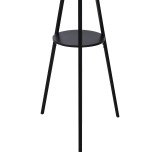 Varëse rrobash Denner pakoworld metalike në ngjyrë të zezë 48.5x48.5x180cm