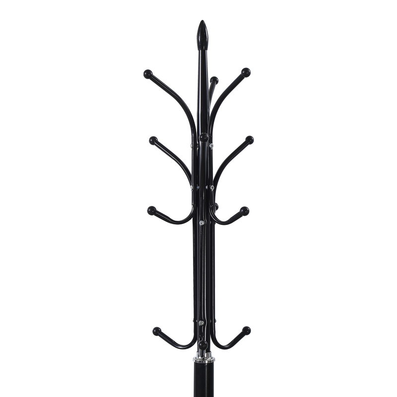 Varëse rrobash Keleste pakoworld metalike në ngjyrë të zezë D37x175cm
