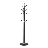Varëse rrobash Keleste pakoworld metalike në ngjyrë të zezë D37x175cm