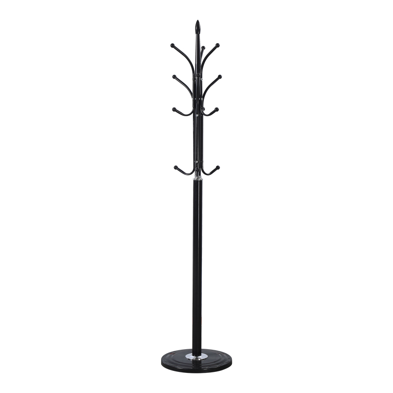 Varëse rrobash Keleste pakoworld metalike në ngjyrë të zezë D37x175cm