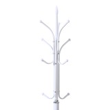 Varëse rrobash Keleste pakoworld metalike në ngjyrë të bardhë D37x175cm