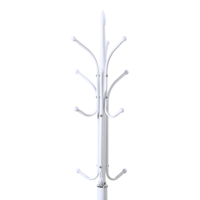 Varëse rrobash Keleste pakoworld metalike në ngjyrë të bardhë D37x175cm