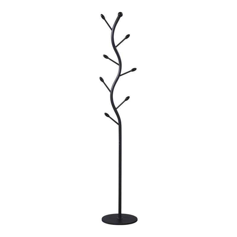Varëse rrobash Lelom pakoworld metalike në ngjyrë të zezë D30x170cm